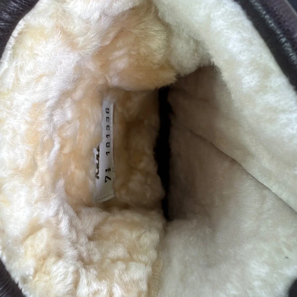Kandahar Shearling Lined Leather Winter‎ Boots 7.5